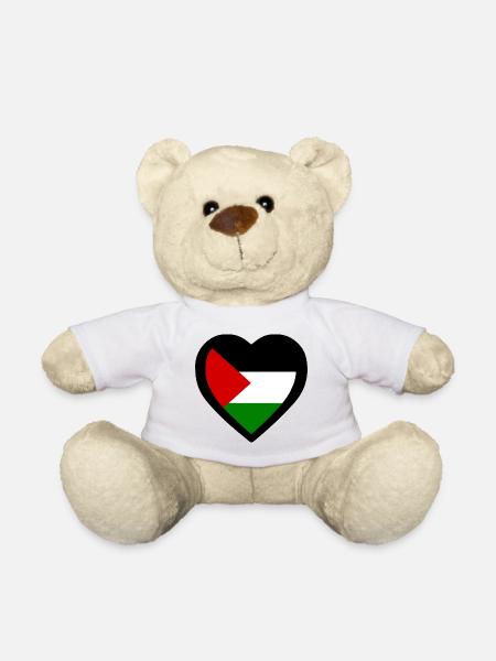 Free palestine - Nounours - blanc