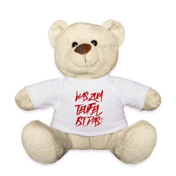was zum Teufel ist das? - Teddy - Weiß - Vorne