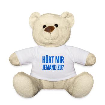 niemand hört mir zu - Teddy - Weiß - Vorne