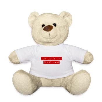 ich mache nur das Nötigste - Teddy - Weiß - Vorne