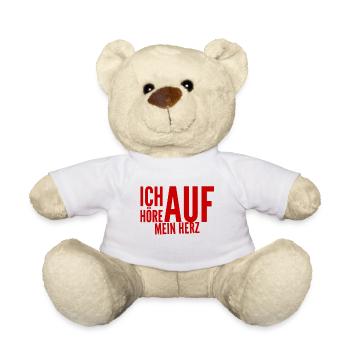 mein Herz weiß alles - Teddy - Weiß - Vorne