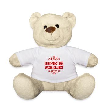 kontrolliere deinen Glauben - Teddy - Weiß - Vorne