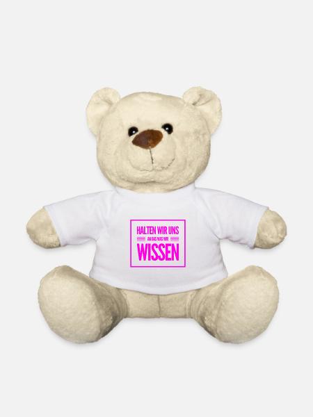 Fakten sind toll - Teddy - Weiß