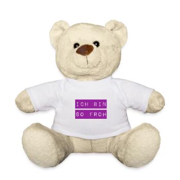 so froh - Teddy - Weiß - Vorne