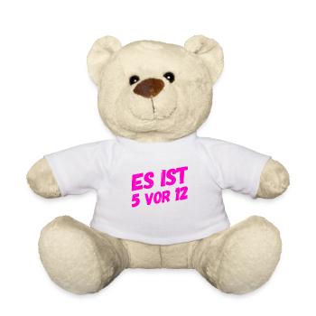 nicht mehr viel Zeit - Teddy - Weiß - Vorne