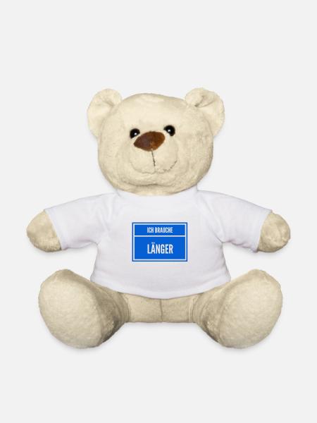 ich bin nicht der schnellste - Teddy - Weiß