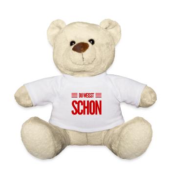du weißt was ich meine - Teddy - Weiß - Vorne