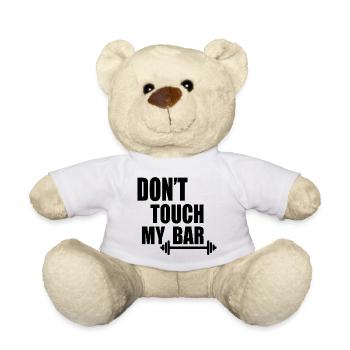 dont touch my bar - Nounours - blanc - Devant