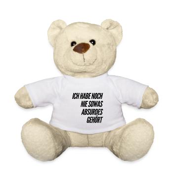 so ein Blödsinn - Teddy - Weiß - Vorne