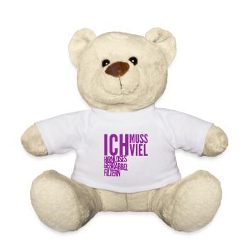 es wird viel Blödsinn erzählt - Teddy - Weiß - Vorne