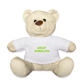 lass mal lieber - Teddy - Weiß - Vorne