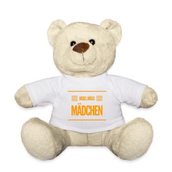 ich bin ein Böses Mädchen - Teddy - Weiß - Vorne