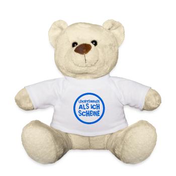leichtsinnig ist gut - Teddy - Weiß - Vorne