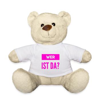 wer ist da? - Teddy - Weiß - Vorne