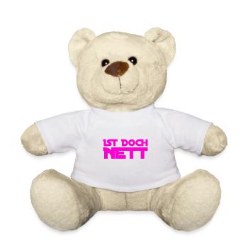 wie nett - Teddy - Weiß - Vorne