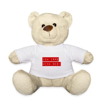 ich mache keine Fehler - Teddy - Weiß - Vorne