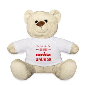 das sind meine Gründe - Teddy - Weiß - Vorne