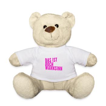 einfach nur verrückt - Teddy - Weiß - Vorne