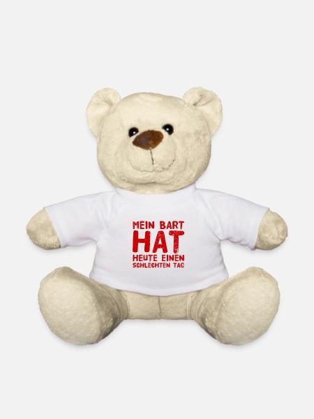 mein Bart - Teddy - Weiß