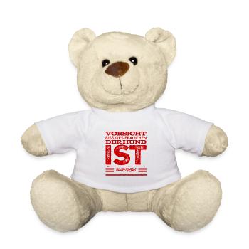 der Hund ist harmlos - Teddy - Weiß - Vorne