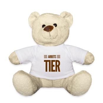 ich arbeite gern - Teddy - Weiß - Vorne
