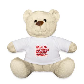 Lebenserfahrung ist fantastisch - Teddy - Weiß - Vorne