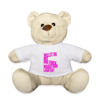 gemeinsamer Marathon - Teddy - Weiß - Vorne