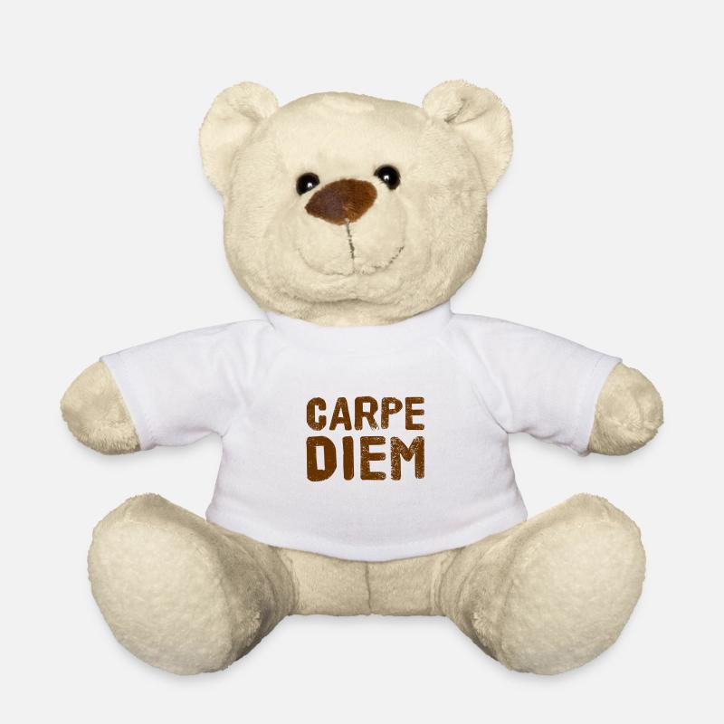 Carpe Diem - Nounours - blanc