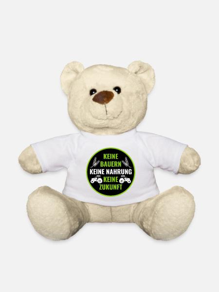 Bauerndemo Bauer Landwirt Bauern Protest Sprüche - Teddy - Weiß