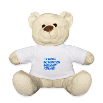 Don't plan - Teddy Bear - white - Front