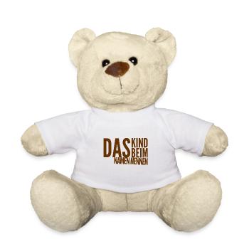 Appeler un chat un chat - Nounours - blanc - Devant