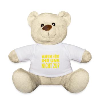 L’écoute rassemble les gens - Nounours - blanc - Devant