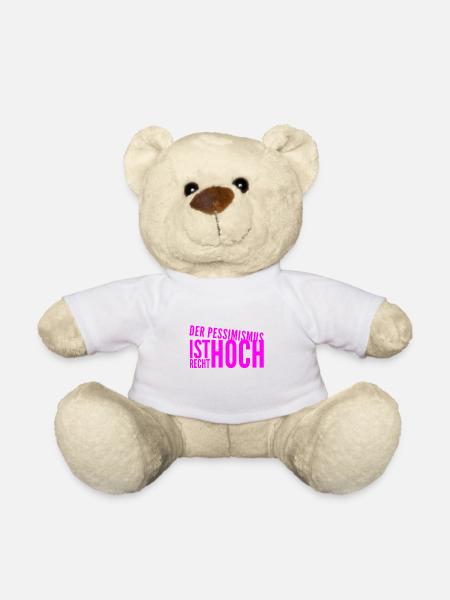 Pessimismus geht immer - Teddy - Weiß