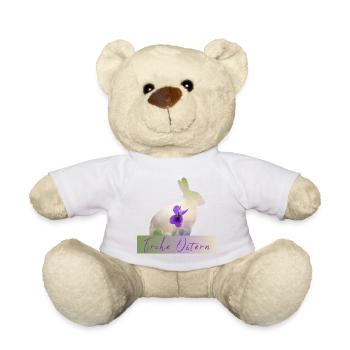 Joyeux lapin de Pâques - Nounours - blanc - Devant