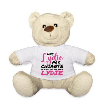 Eine nicht langweilige LYDIE ist keine echte LYDIE - Teddy - Weiß - Vorne