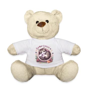 Cat Nap Expert - drôle de tenue de chat ! - Nounours - blanc - Devant