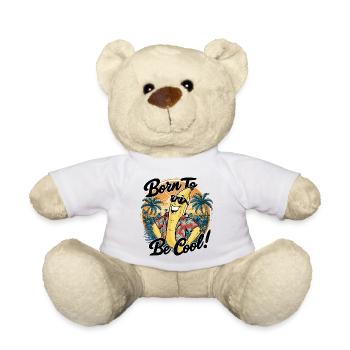 Drôle de banane avec un dicton pour les vacances - Nounours - blanc - Devant
