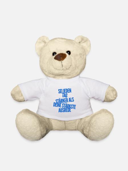 sei stark - Teddy - Weiß