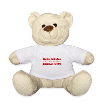 L’âme veut de l’amour - Nounours - blanc - Devant