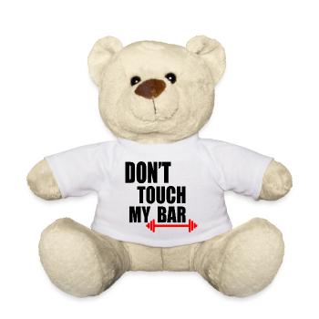Dont touch my bar - Nounours - blanc - Devant
