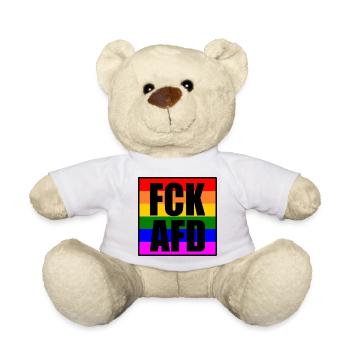 Fck afd - Teddy - Weiß - Vorne