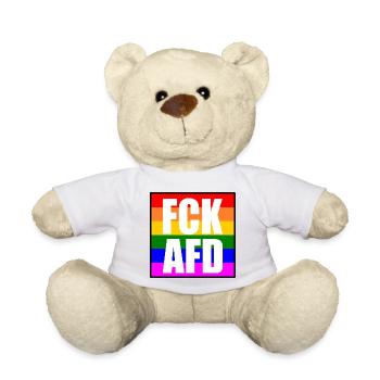 Fck afd - Teddy - Weiß - Vorne