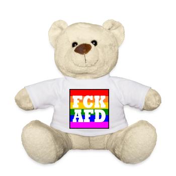 Fck afd - Teddy - Weiß - Vorne