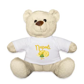 Naples - Italie - Vacances - Voyages - Italie - Nounours - blanc - Devant