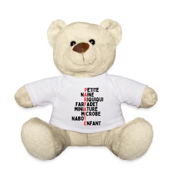 Petite mais parfaite - Nounours - blanc - Devant