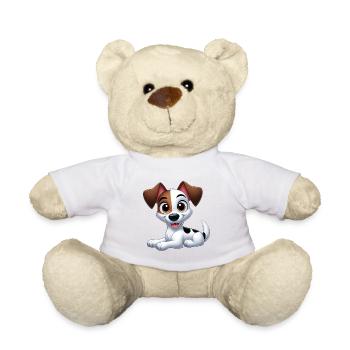 Jack Russel 2 - Teddy Bear - white - Front