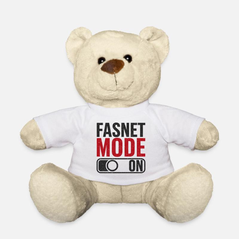 Fasnet Mode On - Teddy Bear - white