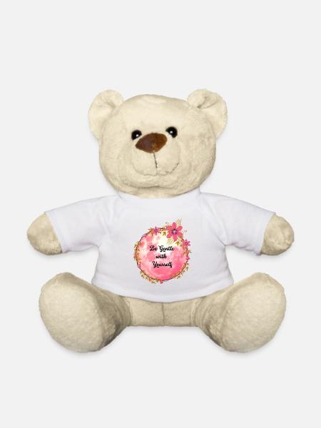 Be Gentle with Yourself - Teddy - Weiß