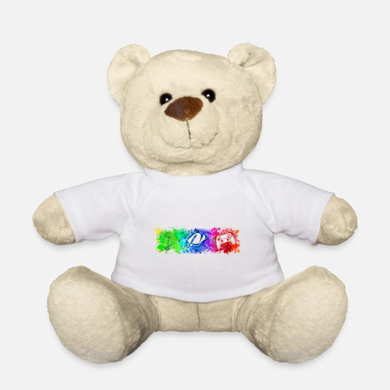WASD Mouse Controller Rainbow - Teddy - Weiß