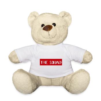 The Squad - Bride Polterabend Team Braut Crew - Teddy Bear - white - Front